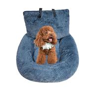 Cotton Dog Car Seat, Dog Booster Seat, Pet Safety Car Carrier, Washable Dog Travel Bed, Dog Car Travel Carrier, Detachable Dog Seat, Dog Car Carrier Bed, Pet Booster Seat For Cars