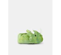 Cotton Juice Calcetín pantufla de niño de dinosaurio. Verde 32-35