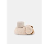Cotton Juice Calcetines pantufla perro de bebé niño. Marrón 17-18