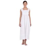 Cotton Lane Camiseta Sin Mangas Noche Blanca De Algodón Clásico