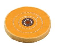 Cotton Lint Cloth Polishing Wheel 2-8 Inch for Jewelry & Mirror Buffing - Excellent Elasticity & Durability(Yellow,4 inch)