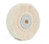 Cotton Lint Cloth Polishing Wheel 2-8 Inch for Jewelry & Mirror Buffing - Excellent Elasticity & Durability(White,7 inch)