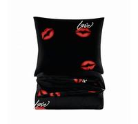 Cotton Market Juego de Ropa de Cama de 200 x 200 cm con Funda de Almohada de algodón, 2 Piezas, Funda nórdica y 2 Fundas de Almohada de 70 x 80 cm