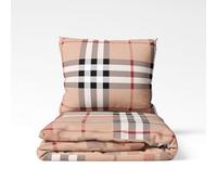 Cotton Market Ropa de Cama de 200 x 200 cm - Juego de Cama de 3 Piezas - Funda nórdica de 200 cm y 2 Fundas de Almohada de 70 x 80 cm - diseño de Tablero de ajedrez
