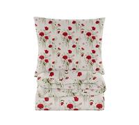 Cotton Market Ropa de cama de 200 x 200 cm - Ropa de cama de microfibra de algodón - Juego de ropa de cama de 3 piezas - funda nórdica de 200 x 200 cm y 2 fundas de almohada de 70 x 80 cm - Color