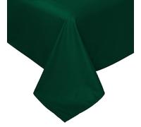 Cotton Market - Sábana plana (210 x 250 cm, sin elástico, 100% algodón, lisa y de color liso, para camas largas y colchones altos, color verde botella)