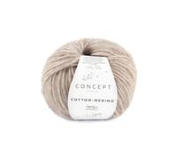 COTTON MERINO by Concept de Katia en ovillos de 50 gramos y 105 metros (139 - Marrón Corzo)