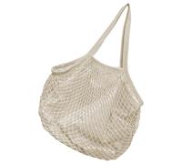 Cotton Mesh Bag, Reusable Tote Organizer, Shopping Shoulder Carrier, Washable Long Handle Design, 28.74x18.9x0.39 Inch, Large Capacity Storage for Groceries Fruit Vegetable Travel