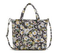 Cotton Mini Vera Tote Bag, Daisies White, One Size