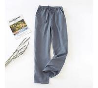 Cotton Pajamas Pants Couples Home Pants Men Sleepwear Cute Night Pants Loungewear Print Sleep Bottoms, Size : L Code