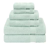 Cotton Paradise Juego de 6 Toallas de baño 100% algodón Turco, Toallas Suaves y absorbentes para baño, 2 Toallas de baño, 2 Toallas, 2 Toallas de Mano, Juego de Toallas de Menta