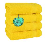 Cotton Paradise Toallas de baño 100% algodón, 4 Piezas de 16 x 28 Pulgadas para baño