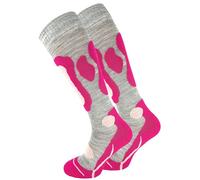 Cotton Prime Calcetines de esquí para hombre y mujer (2 pares) - Calcetines de esquí cálidos calcetines térmicos de invierno con acolchado, calcetines hasta la rodilla, calcetines de esquí para