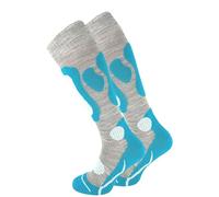 Cotton Prime Calcetines de esquí para hombre y mujer - Calcetines cálidos de esquí calcetines térmicos de invierno con acolchado, hasta la rodilla, calcetines de esquí para invierno, snowboard, 2
