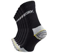 Cotton Prime Calcetines 'Work' negro / blanco 43-46 negro / blanco