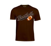 Cotton Prime Camiseta 'American Football ' marrón / negro XXL EUR