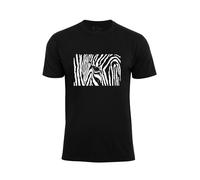 Cotton Prime Camiseta 'Black & White Zebra Eye' negro / blanco XL negro / blanco