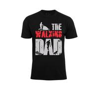 Cotton Prime Camiseta 'The Walking Dad' gris / rojo / negro M EUR