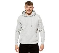 Cotton Prime Cómoda y elegante sudadera con capucha unisex para hombre y mujer, Mezcla De Grises, M