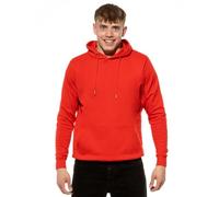 Cotton Prime Cómoda y elegante sudadera con capucha unisex para hombre y mujer, rojo, XXL