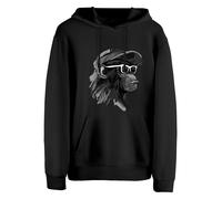 Cotton Prime Sudadera 'Cool Monkey Mit Brille' gris claro / gris oscuro / negro / blanco S gris claro / gris oscuro / negro / blanco