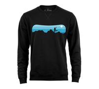 Cotton Prime Sudadera 'Snowboard' azul claro / negro M azul claro / negro