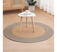 Cotton Rope Area Rug for Cats, Cat Scratching Rug, Soft and Stylish Home Accent, Large Cat Scratching Mat Natural Pad, Easy Clean, Washable, Multiple Sizes (D,Medium)