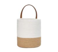 Cotton Rope Basket, Woven Storage Organizer, Large Size Home Container with Soft Texture, Fabric Storage Bin Holder, Decorative Basket Organizer with Modern Design, Storagee Tool for Living Room