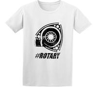Cotton Rotary Engine Turbo Racings Piston Design Casual Men's Fashion T-Shirt White 3XL