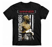 Cotton Solid Color Tshirts Camisetas y Tops Mayweather Floyd Winner The Money Fight T-Tshirts Camisetas y Tops(Large)