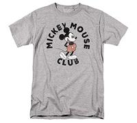 Cotton Soul Disney Mickey Mouse Club - Camiseta unisex, color gris jaspeado, gris, XXL