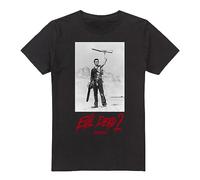 Cotton Soul Evil Dead 2 Chainsaw Mens T Shirt, Black