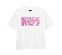 Cotton Soul Kiss Pink Logo - Camiseta para niñas, color blanco, blanco, S