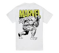 Cotton Soul Marvel Hulk Crusher - Camiseta para hombre, color blanco, Blanco, M