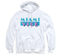 Cotton Soul Miami Vice Og Logo - Sudadera con capucha para hombre, color blanco, blanco, XXL