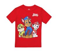 Cotton Soul Paw Patrol Group Kids T Shirt, Red, 3-4 Years