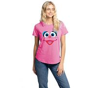 Cotton Soul Sesame Street Abby Face - Camiseta para mujer, color azalea, fucsia, M