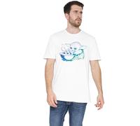 Cotton Soul Star Wars Mandalorian Grogu Gradient - Camiseta para hombre, color blanco, blanco, L