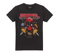 Cotton Soul The Joker Comedy Club - Camiseta para hombre, color gris jaspeado, Negro - Tacomania Deadpool, XXL