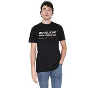 Cotton Soul The Office Michael Scott Paper Co - Camiseta unisex, color negro, Negro, XL
