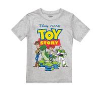 Cotton Soul Toy Story Group Boys T Shirt, Grey Heather, 10-12 Years