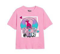 Cotton Soul Trolls BFF Polaroid Girls T Shirt, Light Pink, 7-8 Years
