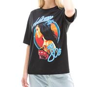 Cotton Soul Wonder Women 80S - Camiseta oversize para mujer, color negro, Negro, XL