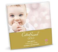COTTON SOUND GOLD BABY - Telas higiénicas de 15 unidades, 100% algodón hidrófilo, 40 x 80 cm, hipoalergénicas y biodegradables, dermatológicamente probadas, fabricadas en Italia
