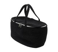 Cotton Storage Bag - Soft basket | 14.57in Infant Handle with Folding Capability, Infant Mini Container, Pocket for Daily Outdoor Outings, Strong handling Design for Child Care