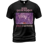 Cotton T Shirt Layla and Other Assorted Love Songs Music Derek and The DominosBlackXL