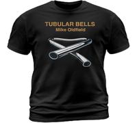 Cotton T Shirt Mike Oldfield Tubular Bells Album tee Kevin Ayers David Bedford Black XXL