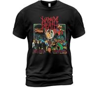 Cotton T-Shirt Napalm Deat Live At Rock City Album tee Shane Embury John CookeBlackL