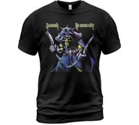 Cotton T-Shirt Nazareth No Mean City Album tee Pete Agnew Jimmy MurrisonBlackXL