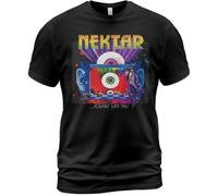 Cotton T-Shirt Nektar ...Sounds Like This Album tee Larry Fast Carmine RojasBlackXL
